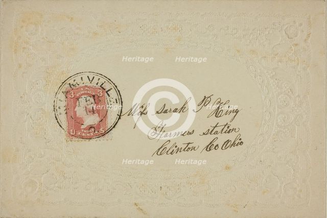 Valentine envelope, n.d. Creator: Unknown.
