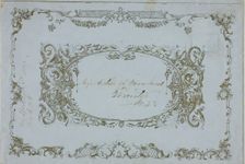 Valentine envelope, n.d. Creator: Unknown