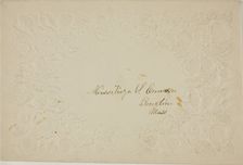 Valentine envelope, n.d. Creator: Unknown