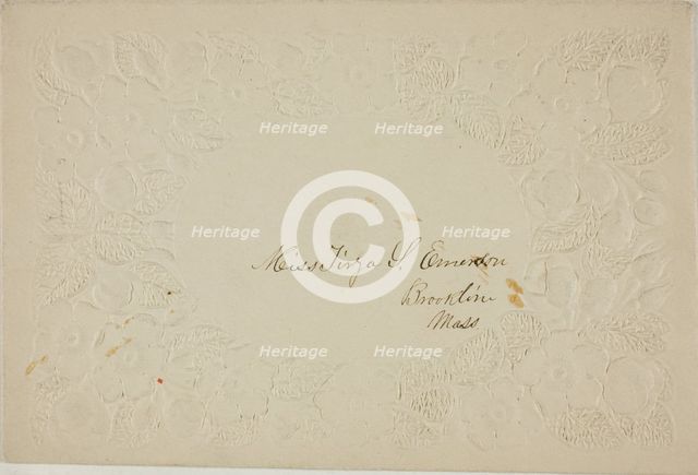 Valentine envelope, n.d. Creator: Unknown.