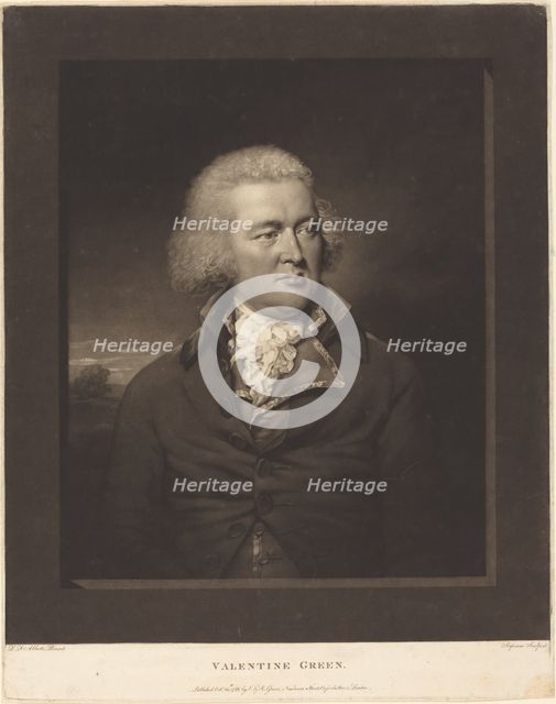 Valentine Green, 1788. Creator: Valentine Green.