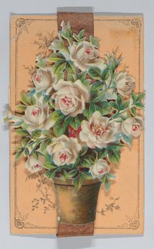 Valentine - Hand assembled with scrap, ca. 1875., ca. 1875. Creator: Anon
