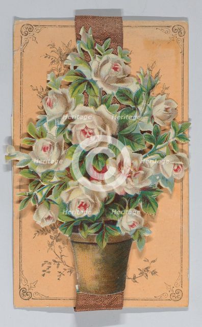 Valentine - Hand assembled with scrap, ca. 1875., ca. 1875. Creator: Anon.