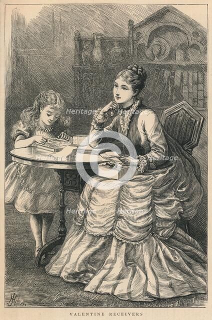 ''Valentine Receivers', 1875. Creator: H Johnson.