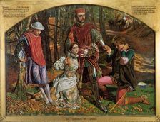 Valentine Rescuing Sylvia from Proteus 1851. Artist: William Holman Hunt