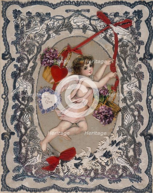 Valentine's card, 19th century. Creator: Unknown.