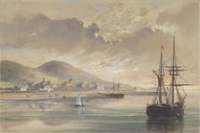 Valentia in 1857-1858 at the Time of the Laying of the Former Cable, 1865. Creator: Robert Charles Dudley