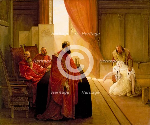 Valenza Gradenigo before the Inquisition.
