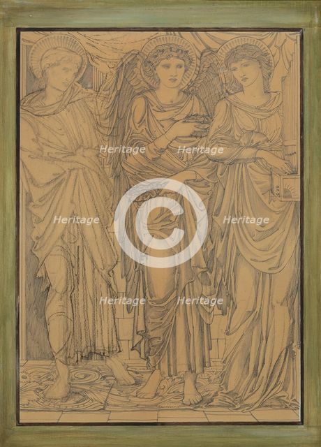 Valerian and the Angel, c1874. Creator: Sir Edward Coley Burne-Jones.