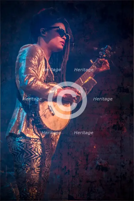 Valerie June, 2017. Artist: Alan John Ainsworth.
