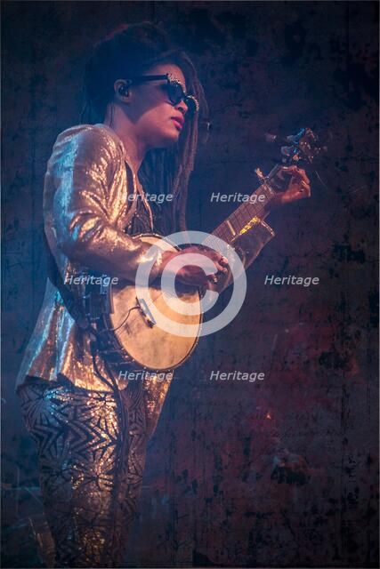 Valerie June, 2017. Artist: Alan John Ainsworth.