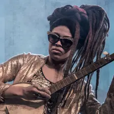 Valerie June, 2017. Artist: Alan John Ainsworth