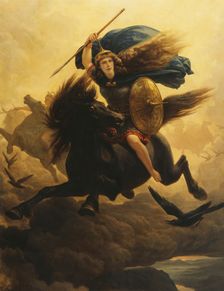 Valkyrie, 1865. Creator: Peter Nicolai Arbo