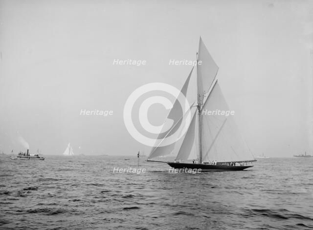 Valkyrie rounding outer mark Oct. 5, 1893, 1893 Oct 5. Creator: Unknown.