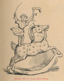 Valiant feat of Young Mithridates 1852. Artist: John Leech