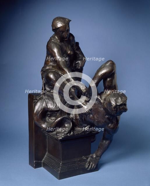 Valour And Cowardice, 1856-66. Creator: Alfred George Stevens.