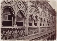 Valladolid, Gallery Above the Courtyard of St. Gregory, between 1866 and 1892. Creator: Juan Laurent
