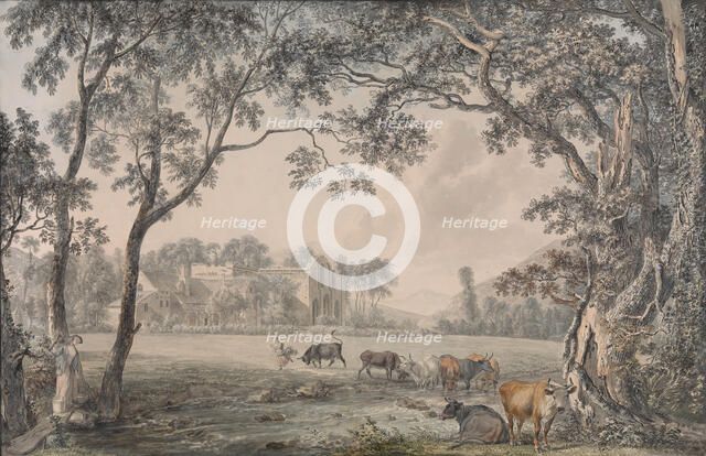 Valle Crucis Abbey, Denbighshire, 1770-79 (?). Creator: Paul Sandby.