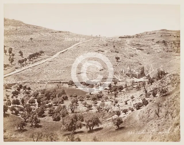 Valle De Josaphael #290, Printed c.1870. Creator: Felix Bonfils.