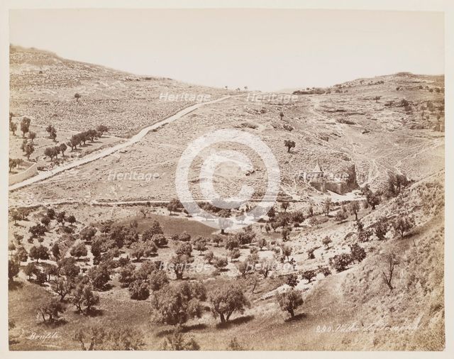 Valle De Josaphael #290, Printed c.1870. Creator: Felix Bonfils.