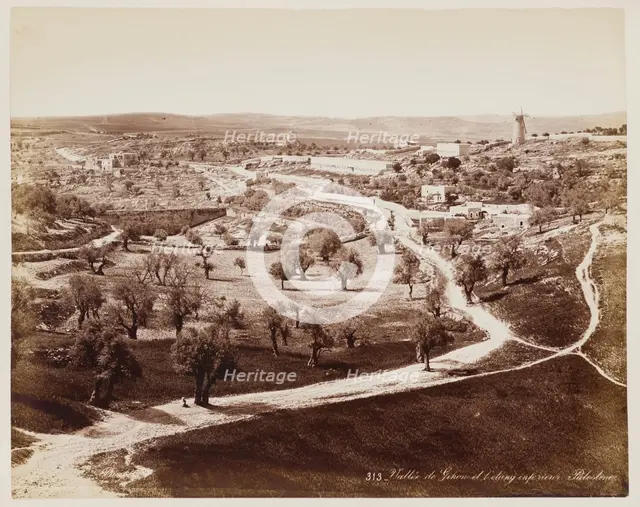 Valle De ... Palestine #313, Printed c.1870. Creator: Felix Bonfils.