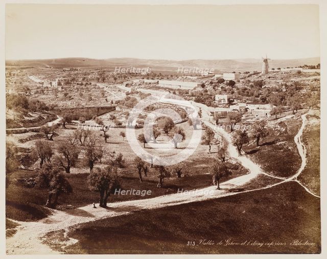 Valle De ... Palestine #313, Printed c.1870. Creator: Felix Bonfils.