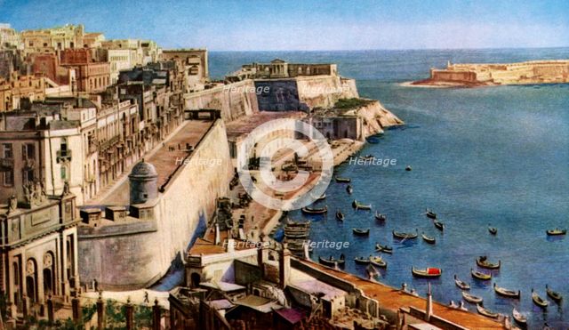 Valletta, Malta, c1930s. Artist: Unknown
