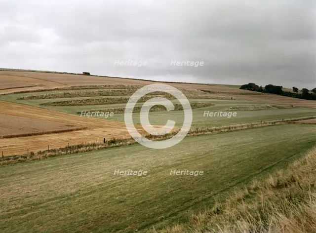Valley near Enford, Wiltshire, 1999. Artist: IJ Leonard