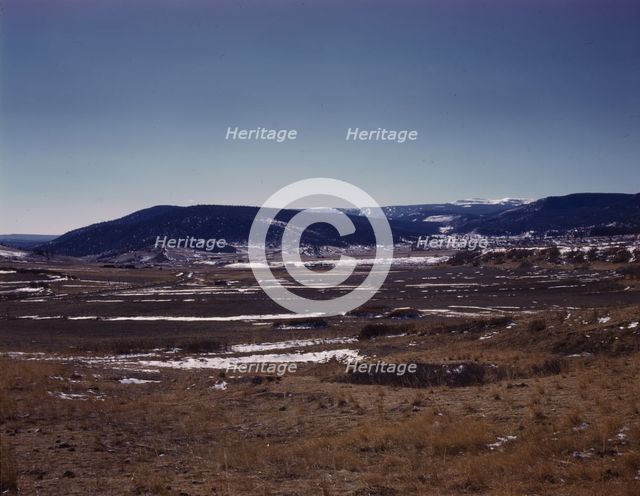 Valley of Chacon, Mora County, New Mexico, 1943. Creator: John Collier.