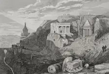 Valley of Josaphat, Jerusalem, 1840. Creator: Aubert