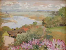 Valley of the Vistula from Zwierzyniec, 1905. Creator: Jacek Malczewski