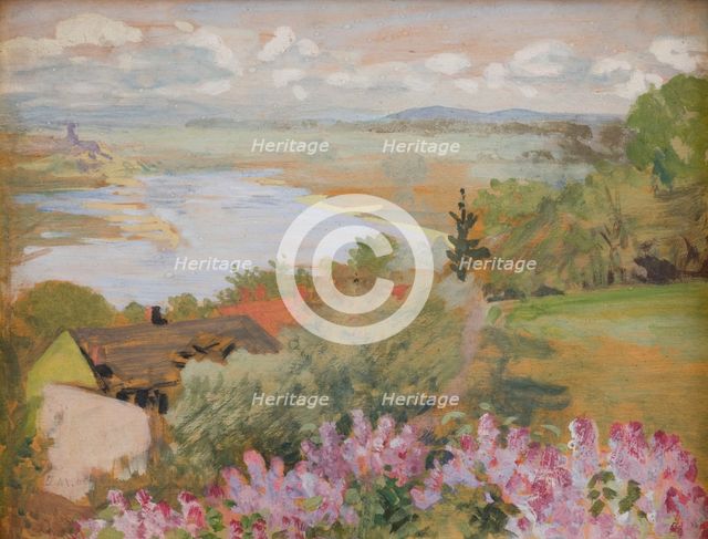 Valley of the Vistula from Zwierzyniec, 1905. Creator: Jacek Malczewski.