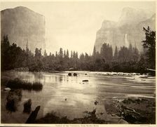 Valley of the Yosemite, from Rocky Ford, 1872. Creator: Eadweard J. Muybridge (American, 1830-1904); Bradley & Rulofson