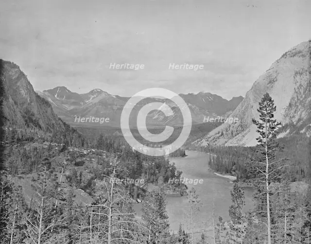 'Valley of the Bow River, Alberta, Canada', c1897. Creator: Unknown.