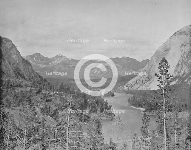 'Valley of the Bow River, Alberta, Canada', c1897. Creator: Unknown.