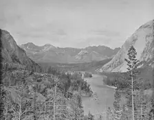 Valley of the Bow River, Alberta, Canada c1897. Creator: Unknown