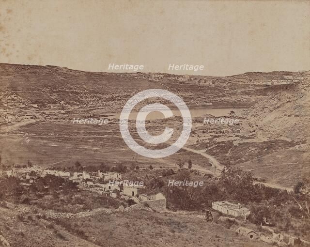 Valley of the Cemetery, 1855-1856. Creator: James Robertson.