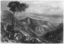Valley of the Dhoon, Himalaya mountains, c1860