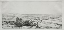 Valley of the Dunes (La Vallee des Dunes). Creator: Alphonse Legros (French, 1837-1911)