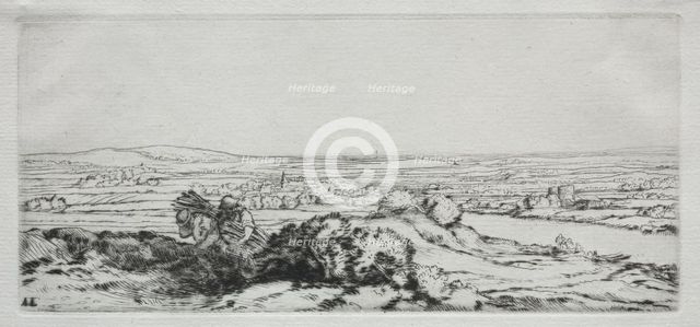 Valley of the Dunes (La Vallee des Dunes). Creator: Alphonse Legros (French, 1837-1911).