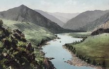 Valley of the Katun River near the Confluence of the Togus-Kan River, 1911-1913. Creator: Sergei Ivanovich Borisov