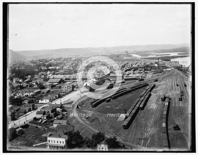 Valley of the Mississippi from Winona, Minn., c1898. Creator: Unknown.