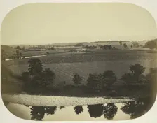 Valley of the Ribble and Pendle Hill, 1859. Creator: Roger Fenton