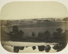 Valley of the Ribble and Pendle Hill, 1859. Creator: Roger Fenton