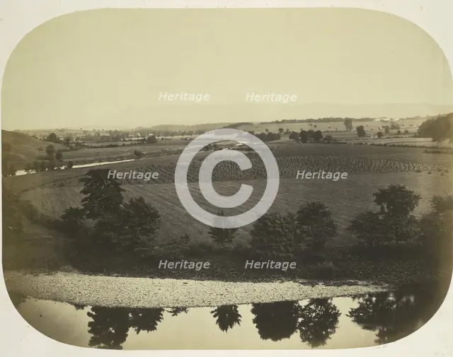 Valley of the Ribble and Pendle Hill, 1859. Creator: Roger Fenton.