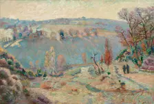 Valley of the Sédelle at Pont Charraud: White Frost, c.1903-1911. Creator: Armand Guillaumin (French, 1841-1927)