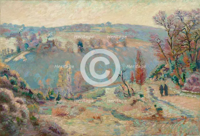 Valley of the Sédelle at Pont Charraud: White Frost, c.1903-1911. Creator: Armand Guillaumin (French, 1841-1927).