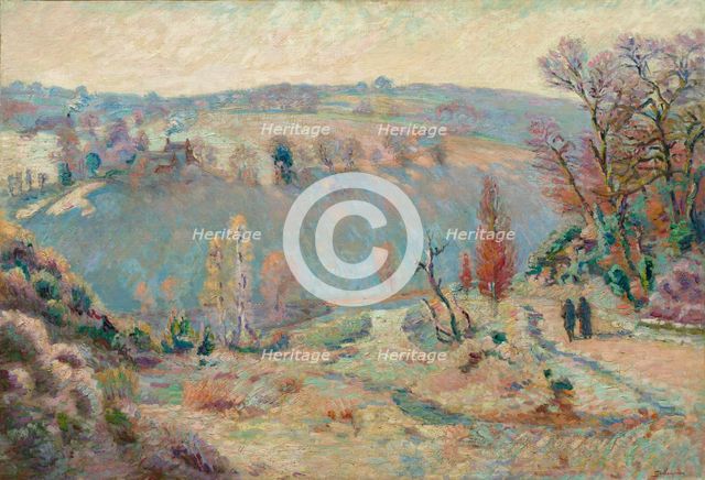 Valley of the Sédelle at Pont Charraud: White Frost, c.1903-1911. Creator: Armand Guillaumin (French, 1841-1927).