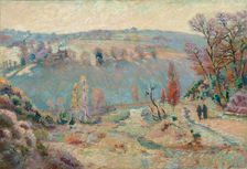Valley of the Sédelle at Pont Charraud: White Frost, c.1903-1911. Creator: Armand Guillaumin (French, 1841-1927)