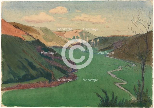 Valley of the Stangala, near Quimper, 1896. Creator: Charles Guilloux (French, 1866-1946).